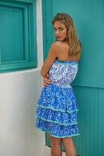 Santorini Silk Summer Mini Dress SALE